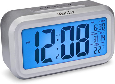 ASTOUND Digital White Clock