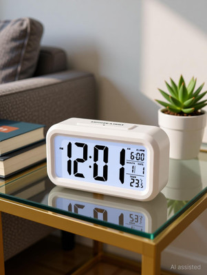 BBD Kitchen Shop Digital White Clock