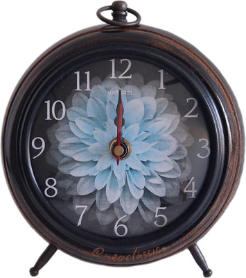 Neo Classic Analog Brown Clock