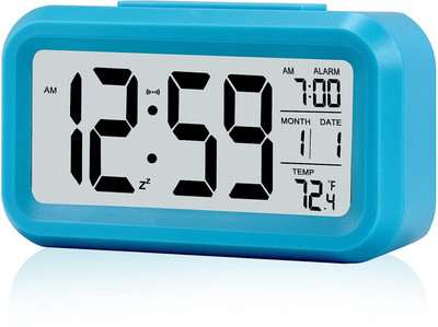 RHONNIUM Digital Blue Clock