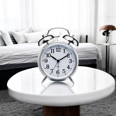 omkarzone Analog Silver Clock