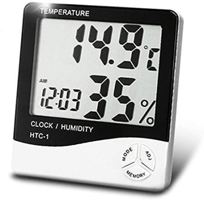 YOGI-TECH Digital White Clock