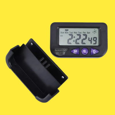 BLAPOXE Digital Black Clock