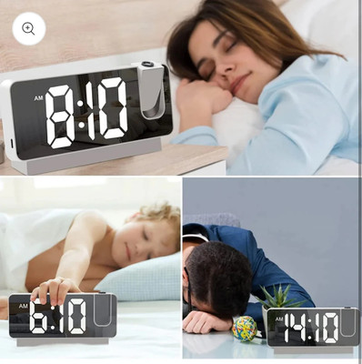house of common Digital White Clock