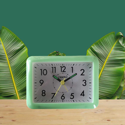 Shreya Enterprise Analog Light Green Clock