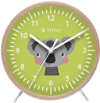 Titan Analog Brown Clock deal from flipkart