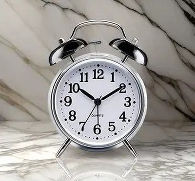 KRUNAL ENTERPRISES Analog Silver Clock
