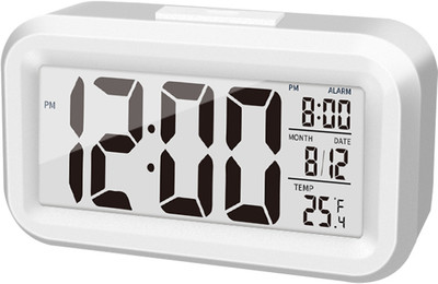KUBER INDUSTRIES Digital White Clock