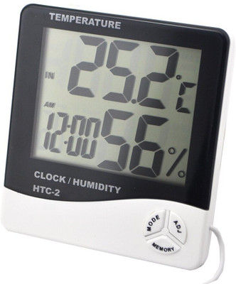RHONNIUM Digital White Clock