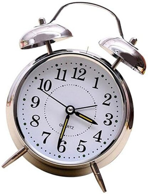KRUNAL ENTERPRISES Analog Silver Clock