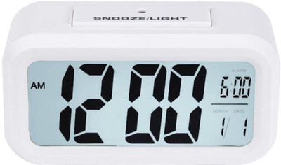 RHONNIUM Digital White Clock