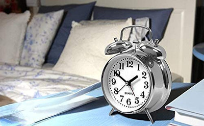KRUNAL ENTERPRISES Analog Silver Clock