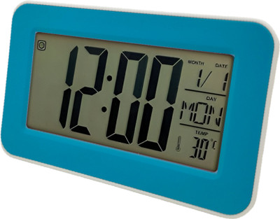 NXZ Digital Blue Clock
