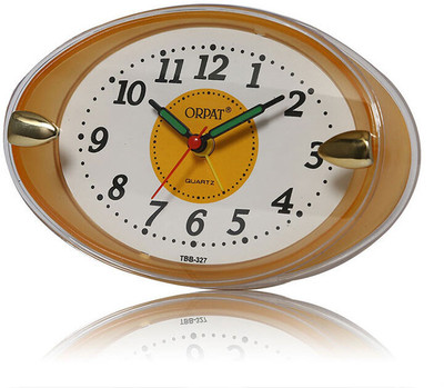 ORPAT Analog Orange Clock