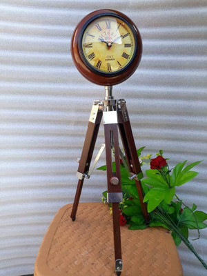 APAX Analog Brown Clock