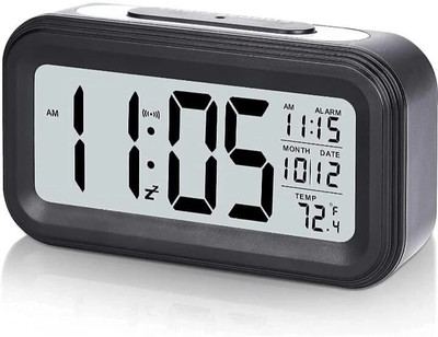 DK DEALS Digital Black Clock