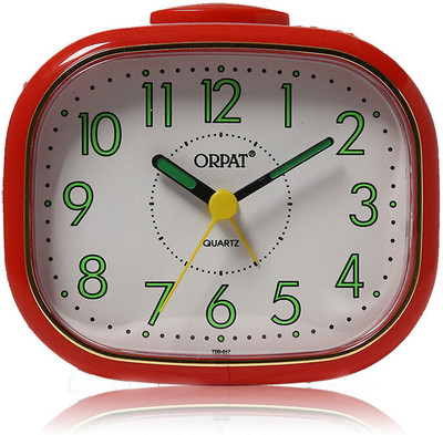 ORPAT Analog Red Clock