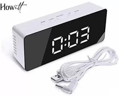 Howitt Digital White Clock