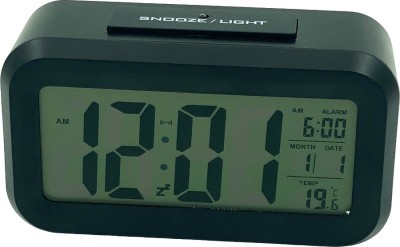 AapkieKart Digital Black Clock