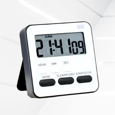 asep Digital White Clock