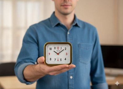 Shree Ramaarya Analog-Digital Multicolor Clock