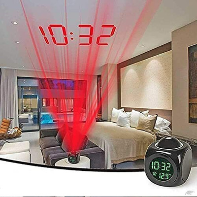 ASTOUND Digital Black Clock