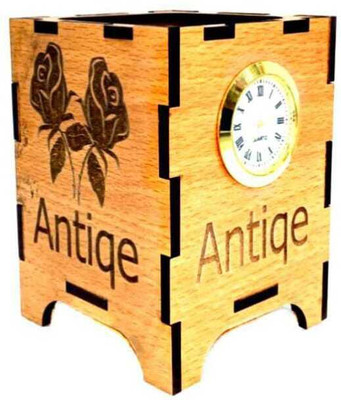 goblet Analog Brown Clock