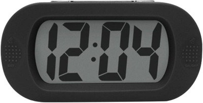 GVJ TRADERS Analog-Digital Black Clock