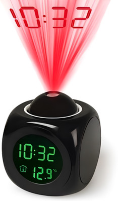 Mossel Digital Black Clock