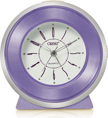 ORPAT Analog Violet Clock