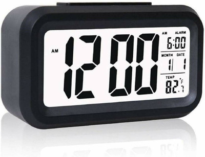 AMIGOS STORE Digital Black Clock