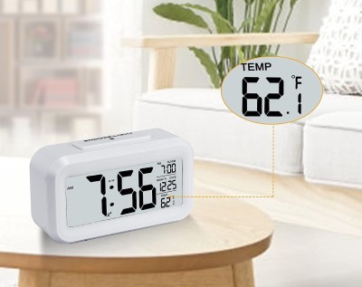 VOLTegIC Digital White Clock