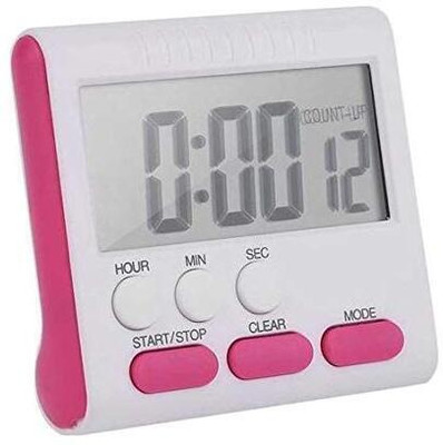 TIMOVE Digital Pink Clock
