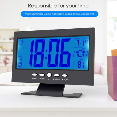 ASTOUND Digital Black Clock