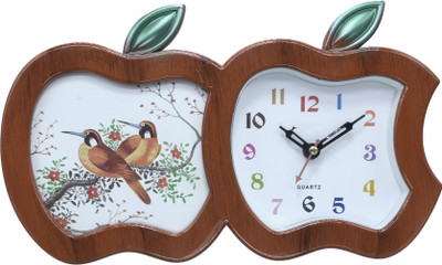 JMALL Analog Brown Clock