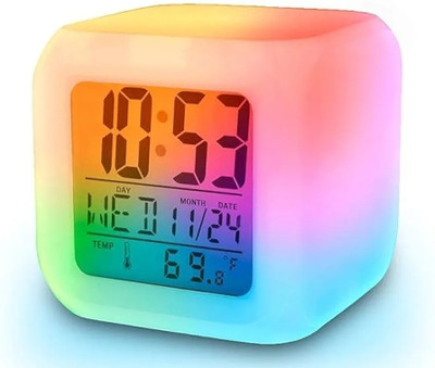 Yankie Enterprises Digital Multicolor Clock