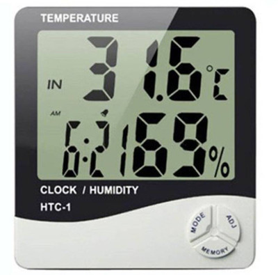 omkarzone Digital White Clock
