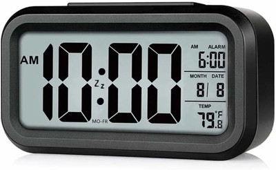 CRAVEKIT Analog-Digital Black Clock