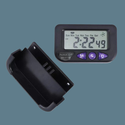 BLAPOXE Digital Black Clock