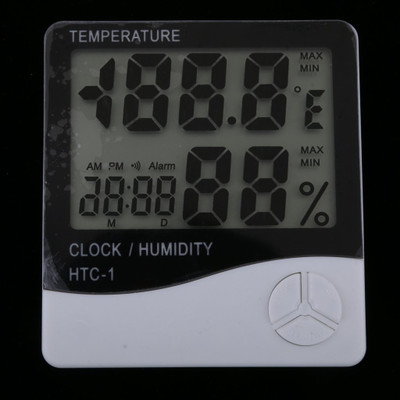 RHONNIUM Digital White Clock