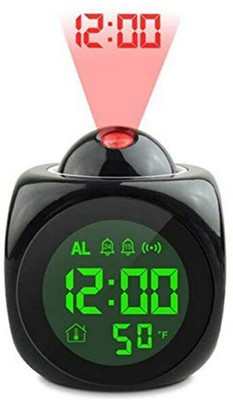 Rosario Digital Black Clock