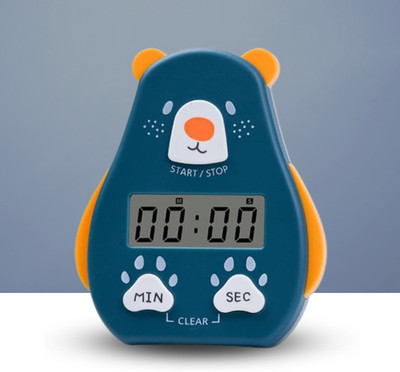 Lellow Digital Navy Blue Clock