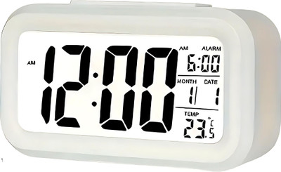 RAAGMANSAA Digital White Clock