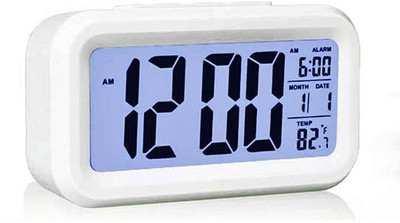 Fulkiza Digital White Clock