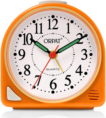 ORPAT Analog Orange Clock