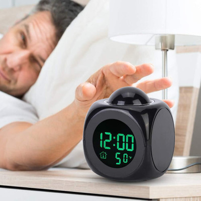 degosh Digital Black Clock