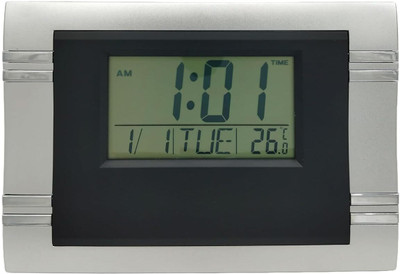 Nxz Digital Digital Black Clock