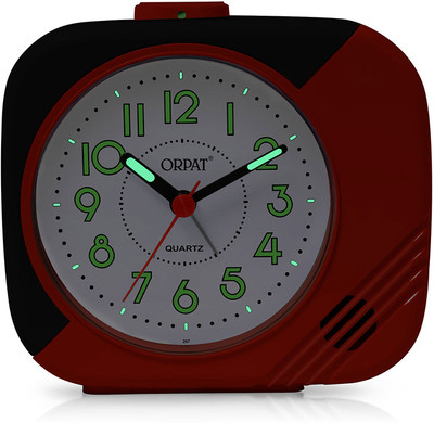 ORPAT Analog Red Clock