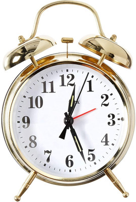 PORMONO Analog Gold Clock