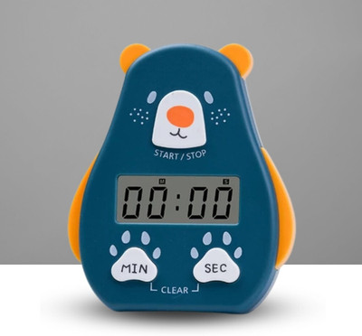 Cathiya sales Digital Navy Blue Clock